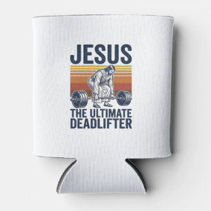 Jesus Der ultimative Kraftsportler Vintage-Gym-Shi Dosenkühler