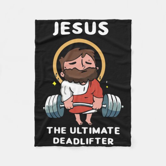 Jesus, der ultimative Todesflieger, der Sonnengott Fleecedecke (Vorderseite)