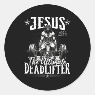 Jesus der ultimative Todesopfer Jesus Tod, der Ch. Runder Aufkleber