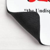 JESUS der unangefochtene Boss Mousepad (Ecke)