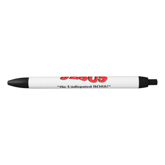 JESUS der unbestrittene Boss - Stift (Vorderseite)