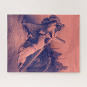 Jesus, der unter die Quer| Bibel fällt Puzzle (Horizontal)