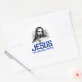 Jesus - Der ursprüngliche Liberale Runder Aufkleber (Umschlag)
