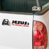 Jesus - Der ursprüngliche liberale Spaß -.pnng Autoaufkleber (Auf Lkw)