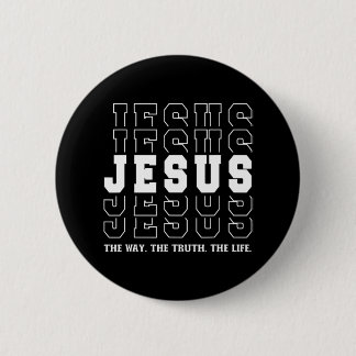 Jesus der Weg der Wahrheit und des Lebens Button