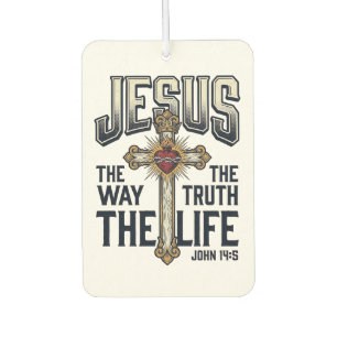 Jesus Der Weg Die Wahrheit Das Leben Christliches Autolufterfrischer
