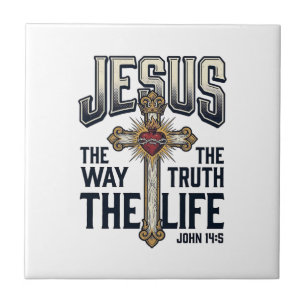 Jesus Der Weg Die Wahrheit Das Leben Christliches  Fliese