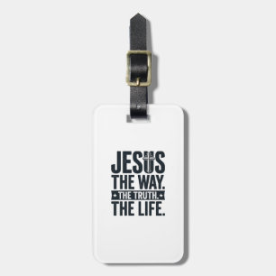 Jesus Der Weg Die Wahrheit Das Leben Christliches  Gepäckanhänger