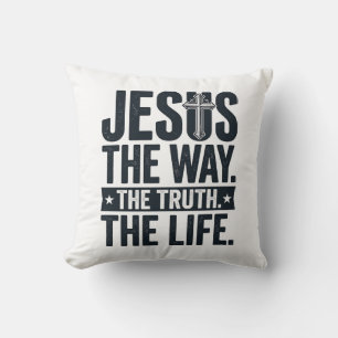 Jesus Der Weg Die Wahrheit Das Leben Christliches  Kissen
