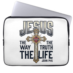 Jesus Der Weg Die Wahrheit Das Leben Christliches Laptopschutzhülle
