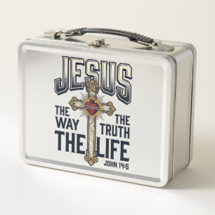 Jesus Der Weg Die Wahrheit Das Leben Christliches  Metall Brotdose