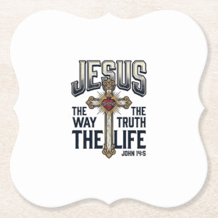 Jesus Der Weg Die Wahrheit Das Leben Christliches  Untersetzer