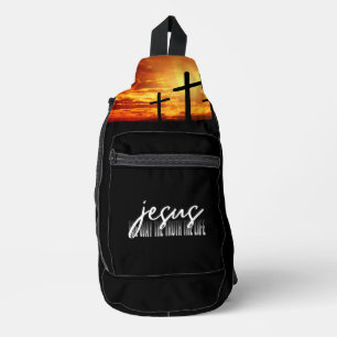 Jesus Der Weg Die Wahrheit Das Leben Crossbody Bag