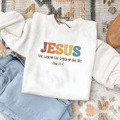Jesus, der Weg, die Wahrheit Das Leben Frau Kreuz Sweatshirt