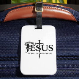 Jesus der Weg, die Wahrheit, das Leben! Gepäckanhänger