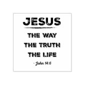 Jesus: Der Weg, die Wahrheit, das Leben Gummistempel (Prägung)