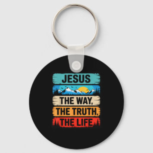 Jesus Der Weg Die Wahrheit Das Leben Inspirierende Schlüsselanhänger