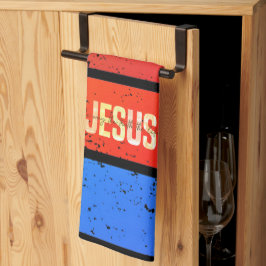 Jesus, Der Weg, Die Wahrheit, Das Leben Retro Sonn Geschirrtuch