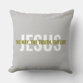 Jesus: Der Weg, die Wahrheit und das Leben Kissen