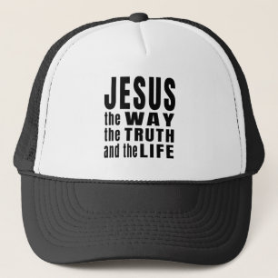 Jesus der Weg die Wahrheit und das Leben Truckerkappe