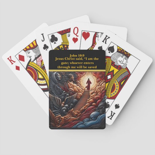 Jesus der Weg zum Himmel Spielkarten (Rückseite)