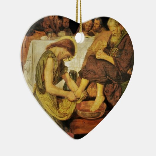 Jesus-Diciple-Füße Keramikornament (Rechts)