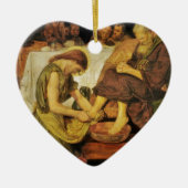 Jesus-Diciple-Füße Keramikornament (Vorne)
