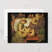 Jesus-Diciple-Füße Postkarte (Vorne/Hinten)