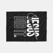 Jesus Did It He Is Risen Christian Religious Cross Fleecedecke (Vorderseite (Horizontal))