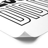 Jesus Did It Religious Cross Christian Poster (Ecke)