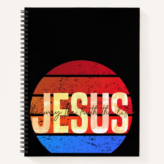 Jesus, die Art, wie die Wahrheit und das Leben Son Notizblock (Vorderseite)