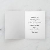 Jesus die Beste Weihnachtskarte Karte (Innenseite)