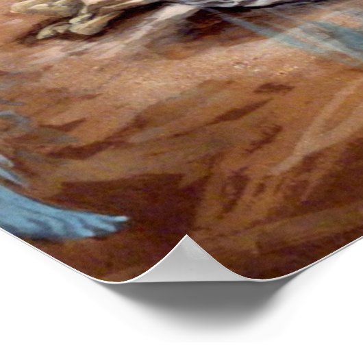 Jesus & die Engel in Gethsemane 02 Poster A (Ecke)