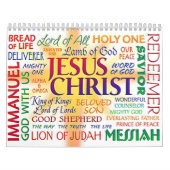 JESUS DIE NAMEN-VOR ALLEM NAMEN KALENDER (Titelbild)