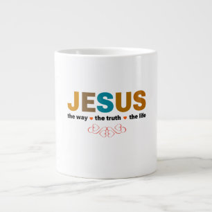 JESUS. DIE WAHRHEIT, DAS LEBEN. Jumbo-Tasse