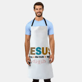 JESUS. DIE WAHRHEIT, DAS LEBEN. SCHÜRZE (Getragen)