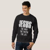 JESUS DIE WAHRHEIT DES LEBENS SWEATSHIRT (Vorne ganz)
