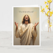 Jesus dinkt dir Chronische Krankheit Religiös Karte (Gelbe Blume)