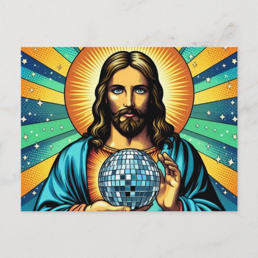 Jesus Disco Postkarte! Postkarte (Vorderseite)