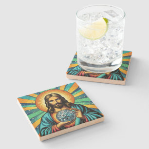 Jesus Disco-Unterlagen! Steinuntersetzer