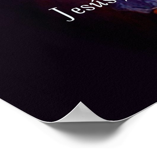 Jesus Divina Misericordia Poster Spanisch (Ecke)