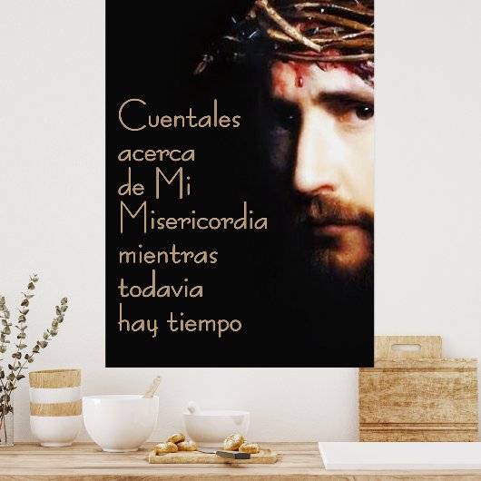 Jesus Divina Misericordia Spanisches Espanol Poste Poster (Küche)