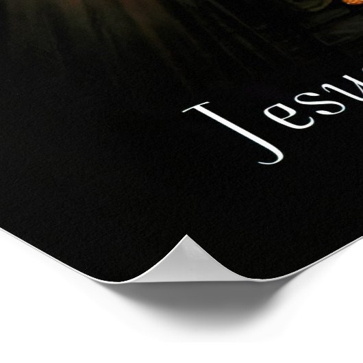 Jesus Divine Mercy Poster (Ecke)