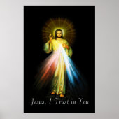 Jesus Divine Mercy Poster (Vorne)