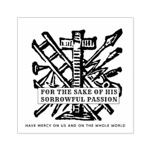 JESUS DIVINE MERCY PRAYER RELIGIOÖSE KATHOLIC GUMMISTEMPEL