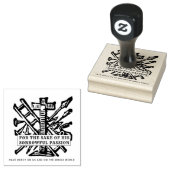 JESUS DIVINE MERCY PRAYER RELIGIOUS CATHOLIC GUMMISTEMPEL (Stempel)