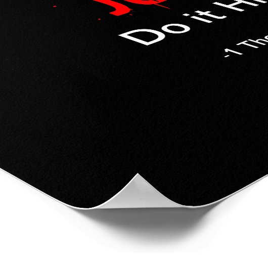 Jesus Do it So gotGod316.com Scripting Poster (Ecke)