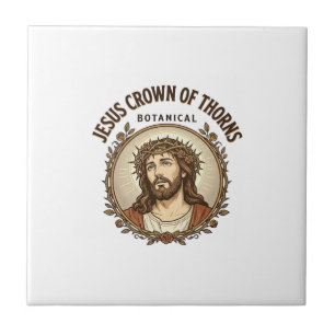 Jesus Dornenkrone Botanische Jesus Dornenkrone Fliese
