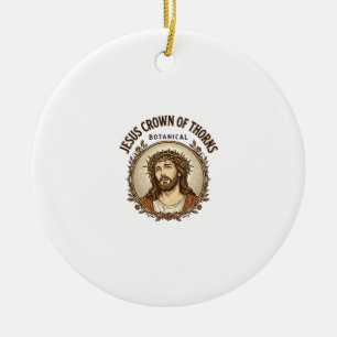 Jesus Dornenkrone Botanische Jesus Dornenkrone Keramik Ornament