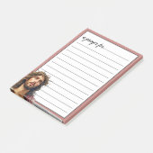 Jesus Dornenkronen-Gebetsraum Post-it Klebezettel (angewinkelt)